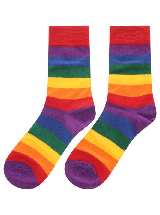 💕 Zwillingsherz Socken "Rainbow" Bunt