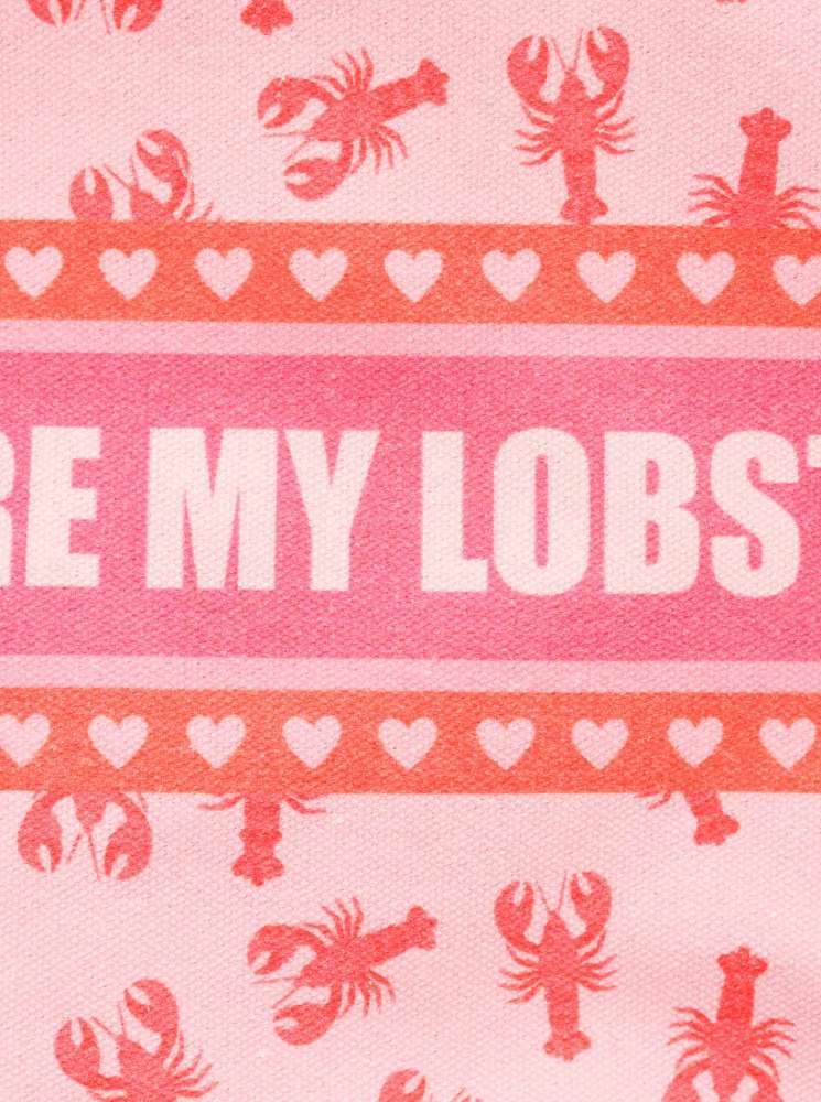 💕 Zwillingsherz Kosmetiktasche "You`re my lobster" Pouch Pink