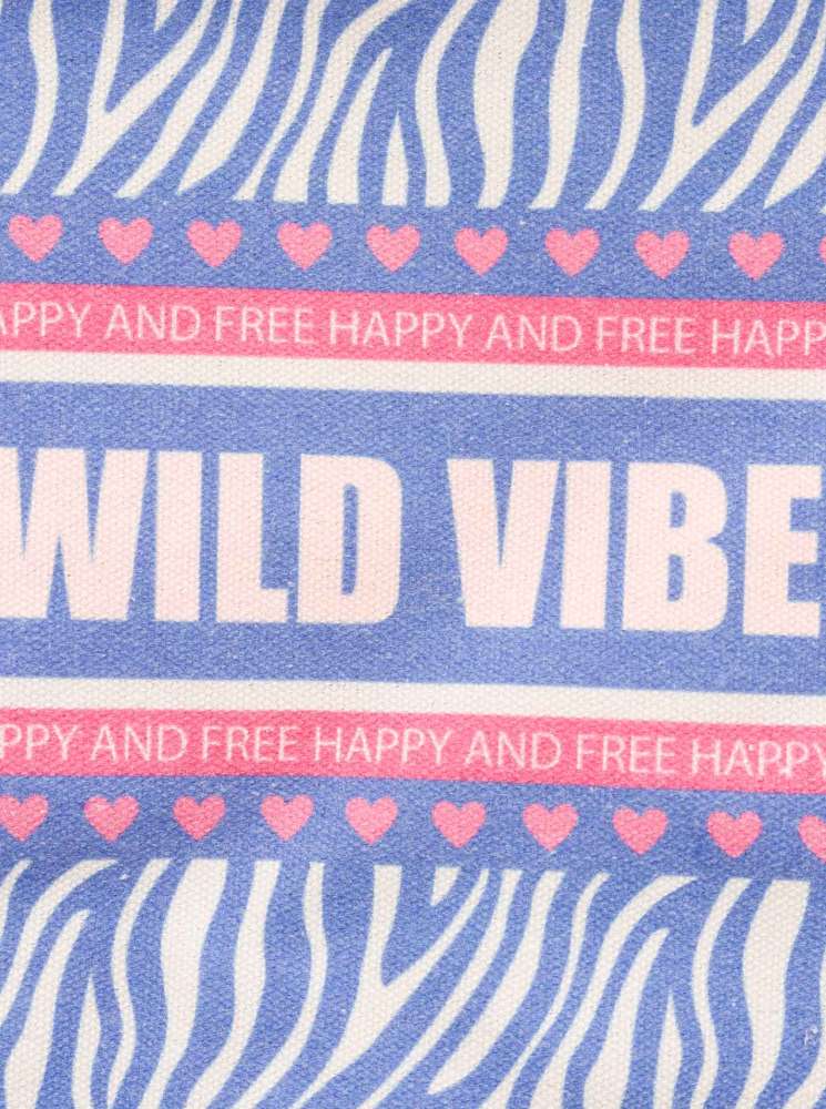 💕 Zwillingsherz Kosmetiktasche "Wild Vibes" Pouch Blau