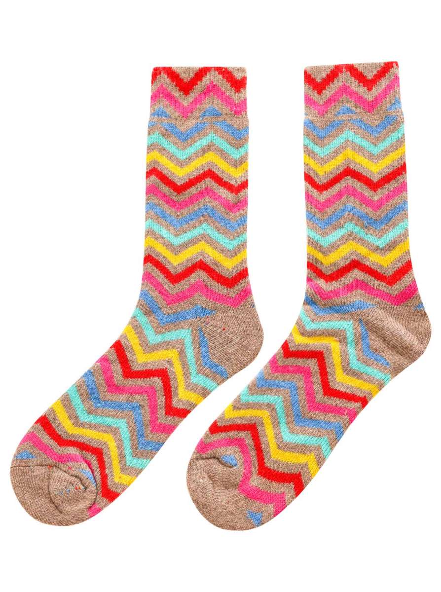 💕 Zwillingsherz Socken "Rainbow" Kuschelsocken Bunt