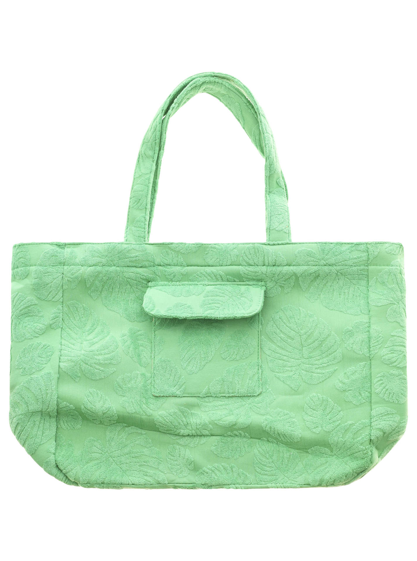 Tasche Shopper Frottee "Summer" Grün