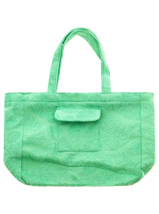 Tasche Shopper Frottee "Summer" Grün