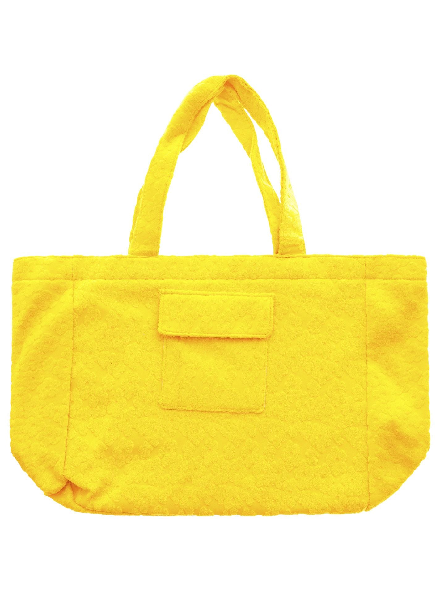 Tasche Shopper Frottee "Summer" Gelb