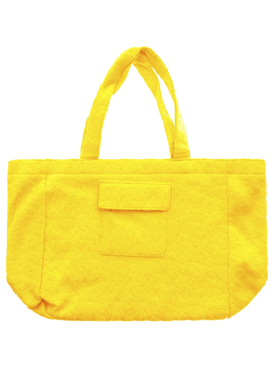 Tasche Shopper Frottee "Summer" Gelb