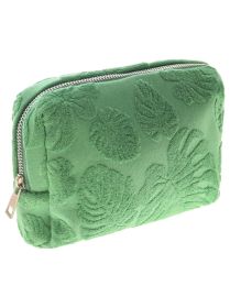 💕 Zwillingsherz Kosmetiktasche "Embroidery" Pouch Grün