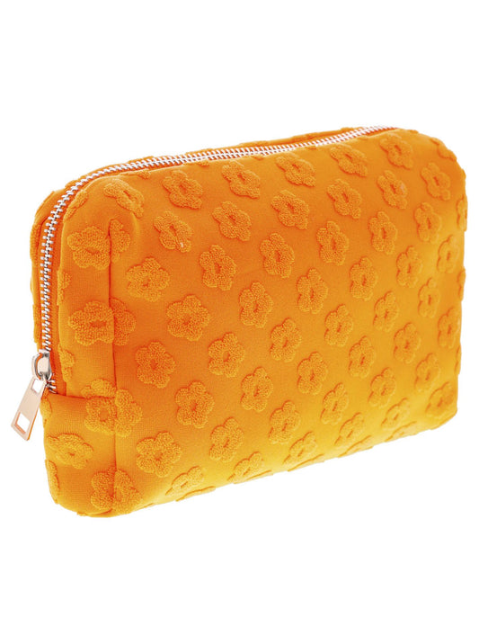 💕 Zwillingsherz Kosmetiktasche "Embroidery" Pouch Orange