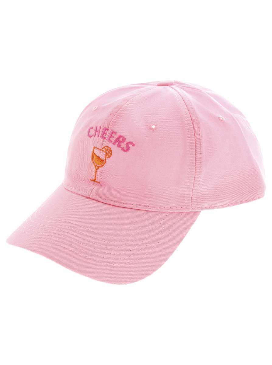 💕 Zwillingsherz Cap "Cheers" Rosa