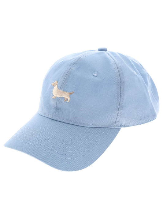 💕 Zwillingsherz Cap "Dackel" Hellblau