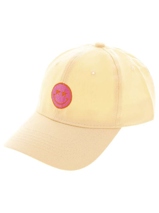 💕 Zwillingsherz Cap "Keep Smiling" Beige