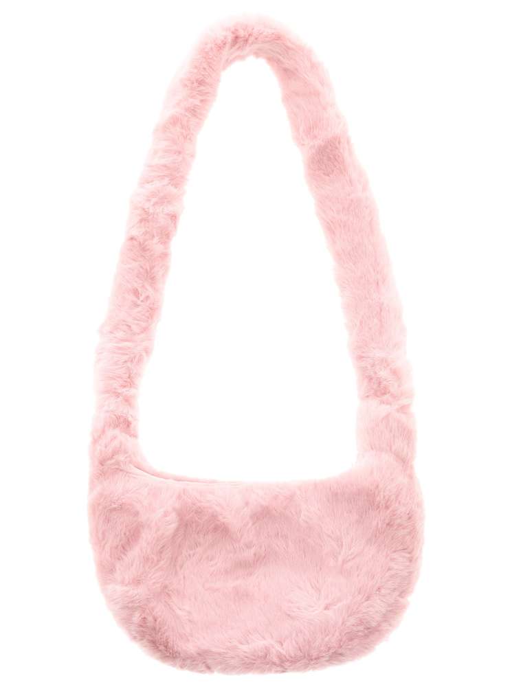 💕 Zwillingsherz Tasche Crossbodybag Bauchtasche "Plüsch" Rosa