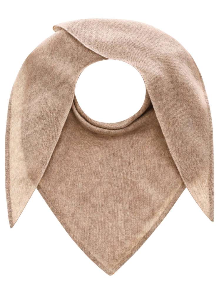 💕 Zwillingsherz Dreieckstuch "100 % Cashmere" Kaschmir Beige