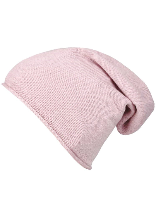 💕 Zwillingsherz Mütze "Classic" Blogger Beanie Wolle Fleece Rosa