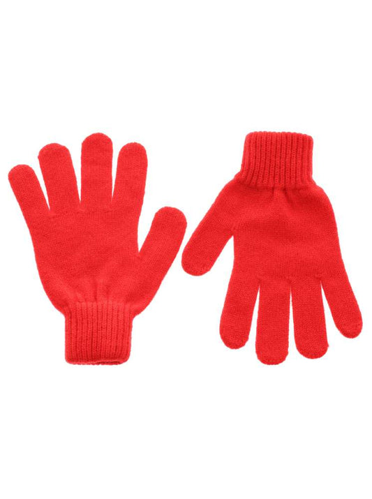 💕 Zwillingsherz Handschuhe 100 % Kaschmir Cashmere Rot