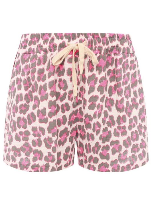 💕 Zwillingsherz Hose Kurz Musselin "Leo" Grau Pink