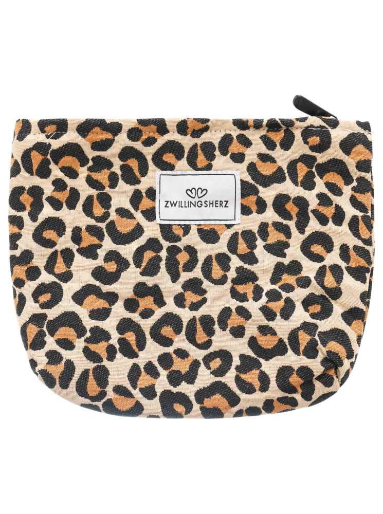 💕 Zwillingsherz Kosmetiktasche "Leo" Pouch Leo Beige