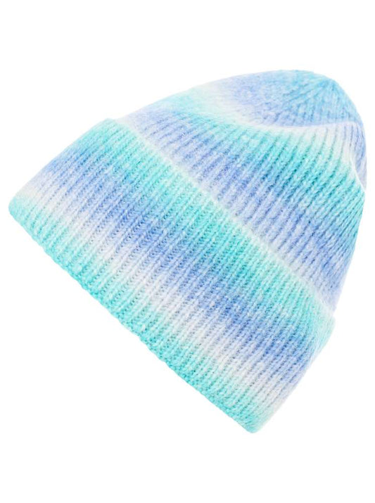 💕 Zwillingsherz Mütze "Rainbow" Blogger Beanie Blau