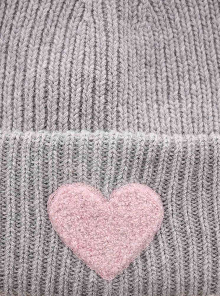 Zwillingsherz PATCH HEART - Mütze - pink 