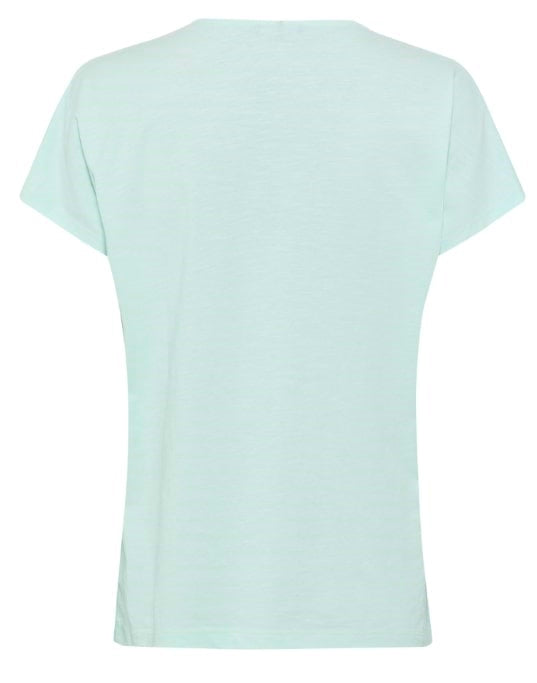 Olsen Shirt Cosima Kurzarm 111004875 Mint Blue