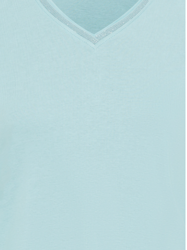 Olsen Shirt Edda 3/4-Ärmel Pastel Mint 11105001