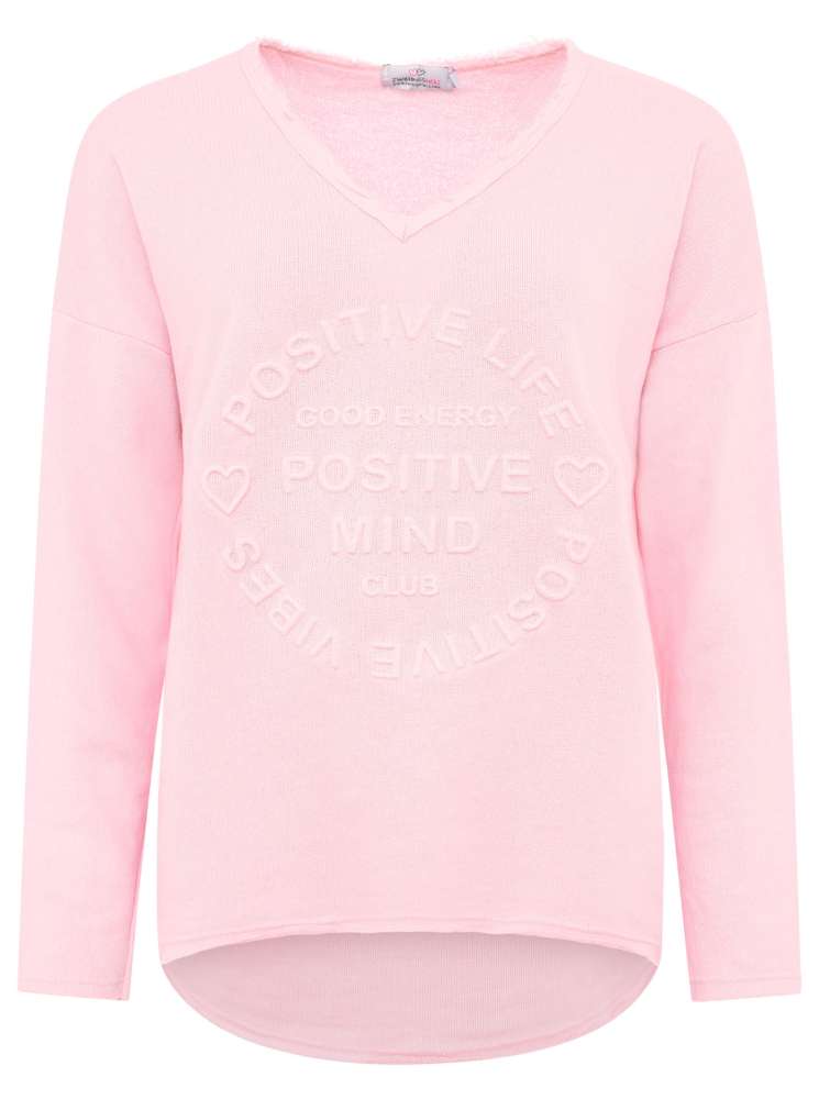 💕 Zwillingsherz Pullover Pulli "Elisabeth" Baumwolle Rosa