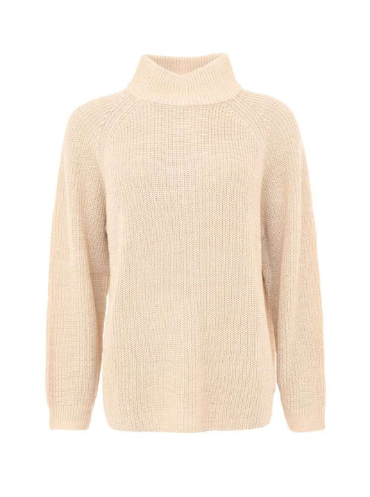 💕Zwillingsherz Pullover Pulli Rolli "Rollkragen" Wolle Beige