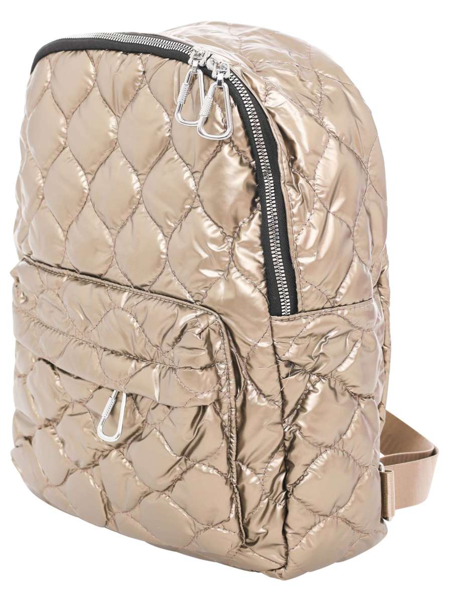 Rucksack Tasche "Stepp" Metallic Gold