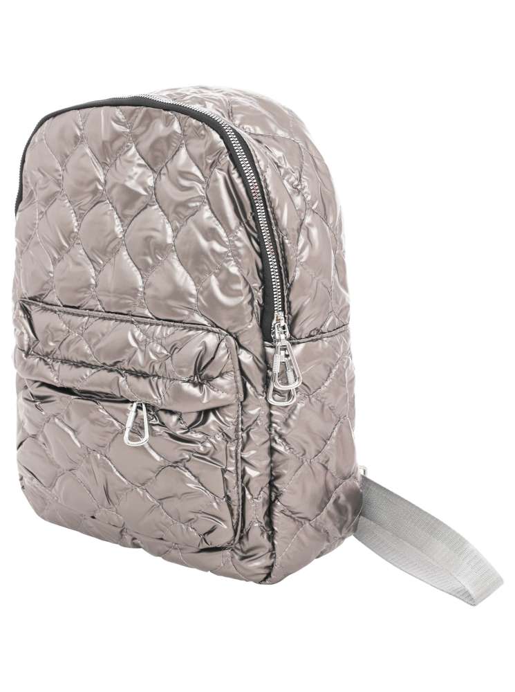 Rucksack Tasche "Stepp" Metallic Silber