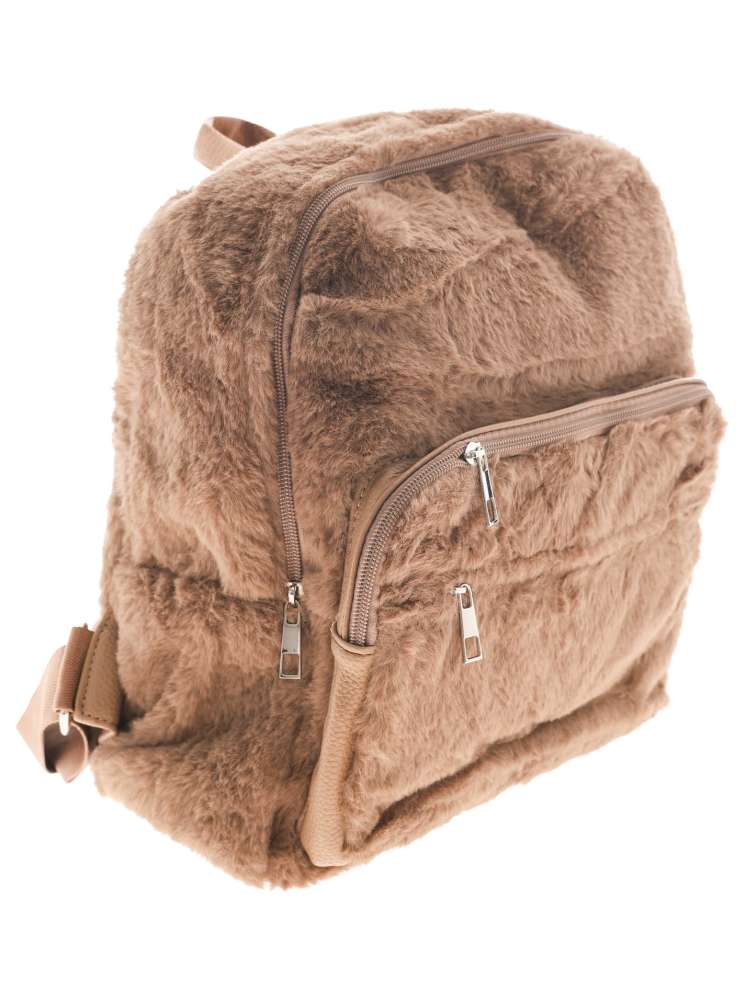 💕 Zwillingsherz Rucksack "Plüsch" Braun