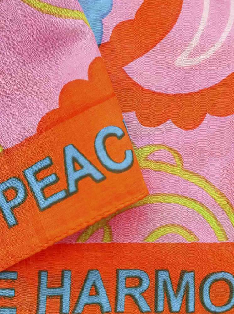 💕 Zwillingsherz Schal Tuch "Love Peace Harmony"
