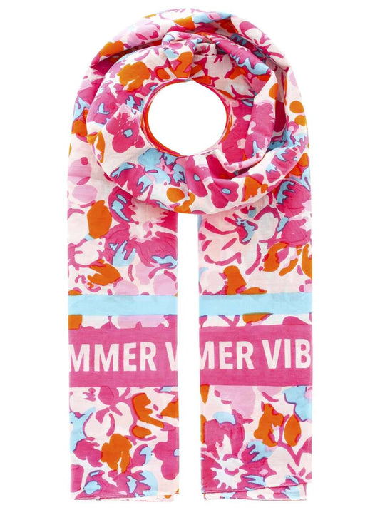 💕 Zwillingsherz Schal Tuch "Summer Vibes" Fuchsia