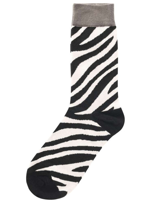 💕 Zwillingsherz Socken "Zebra" Schwarz Weiß