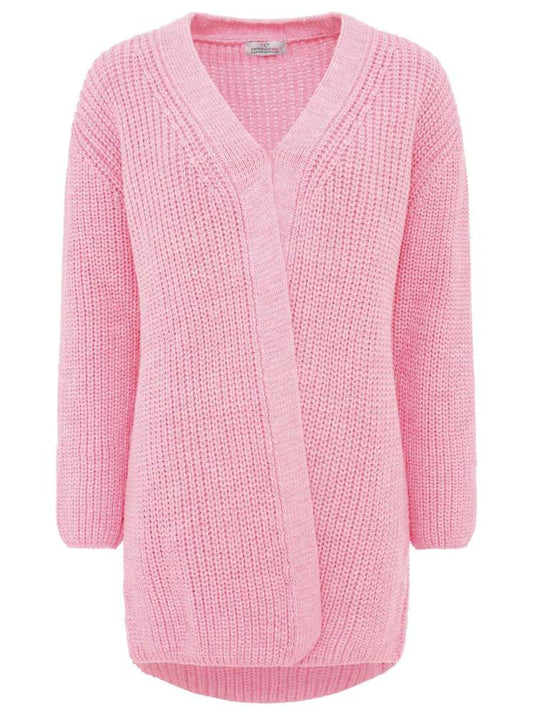 💕 Zwillingsherz Strickjacke "Grobstrick" Rosa