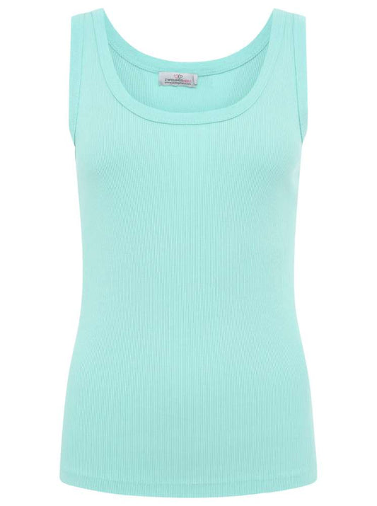 💕 Zwillingsherz Top "Rippe" Tanktop Mint