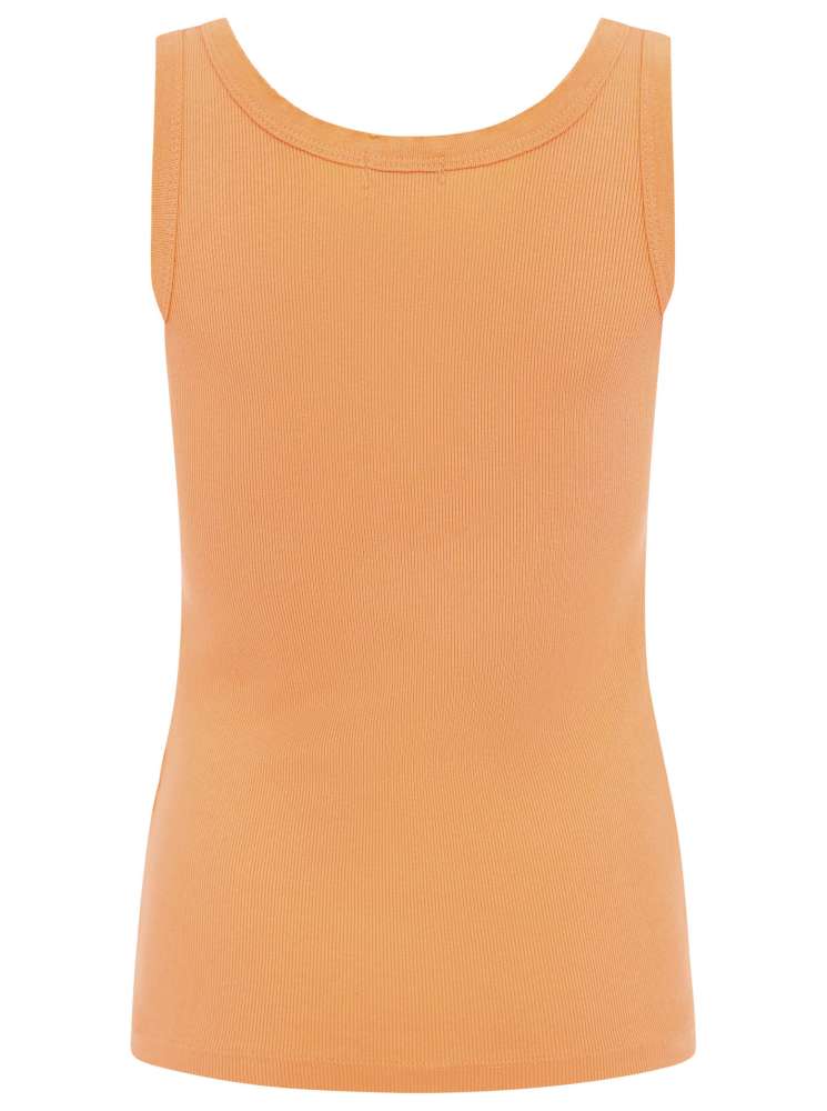 💕 Zwillingsherz Top "Rippe" Tanktop Orange