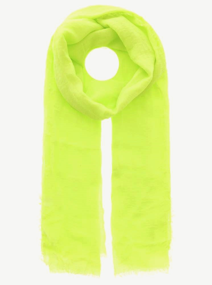 💕 Schal Tuch "Uni" 100 % Viskose Lime