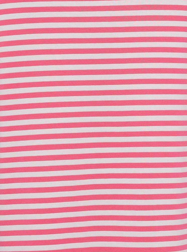 💕 Zwillingsherz Shirt "Adelina" Viskose Weiß Pink